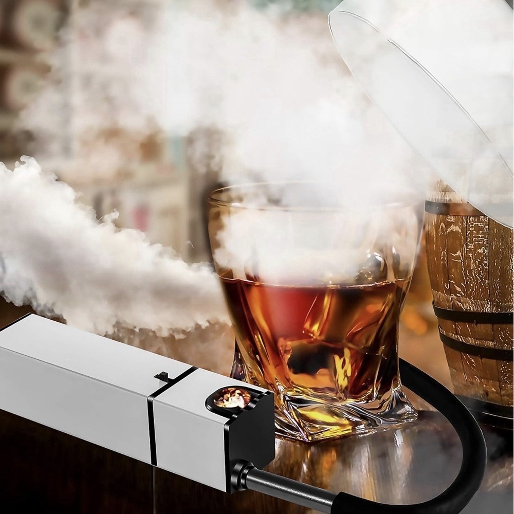 Chefhut Cocktail Smoker Smoking Gun Wood Smoke Infuser To Smoke Meat Drinks Nuts
